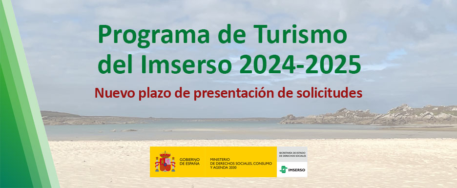 Cartelería asociada al programa de turismo del Imserso 2024-2025